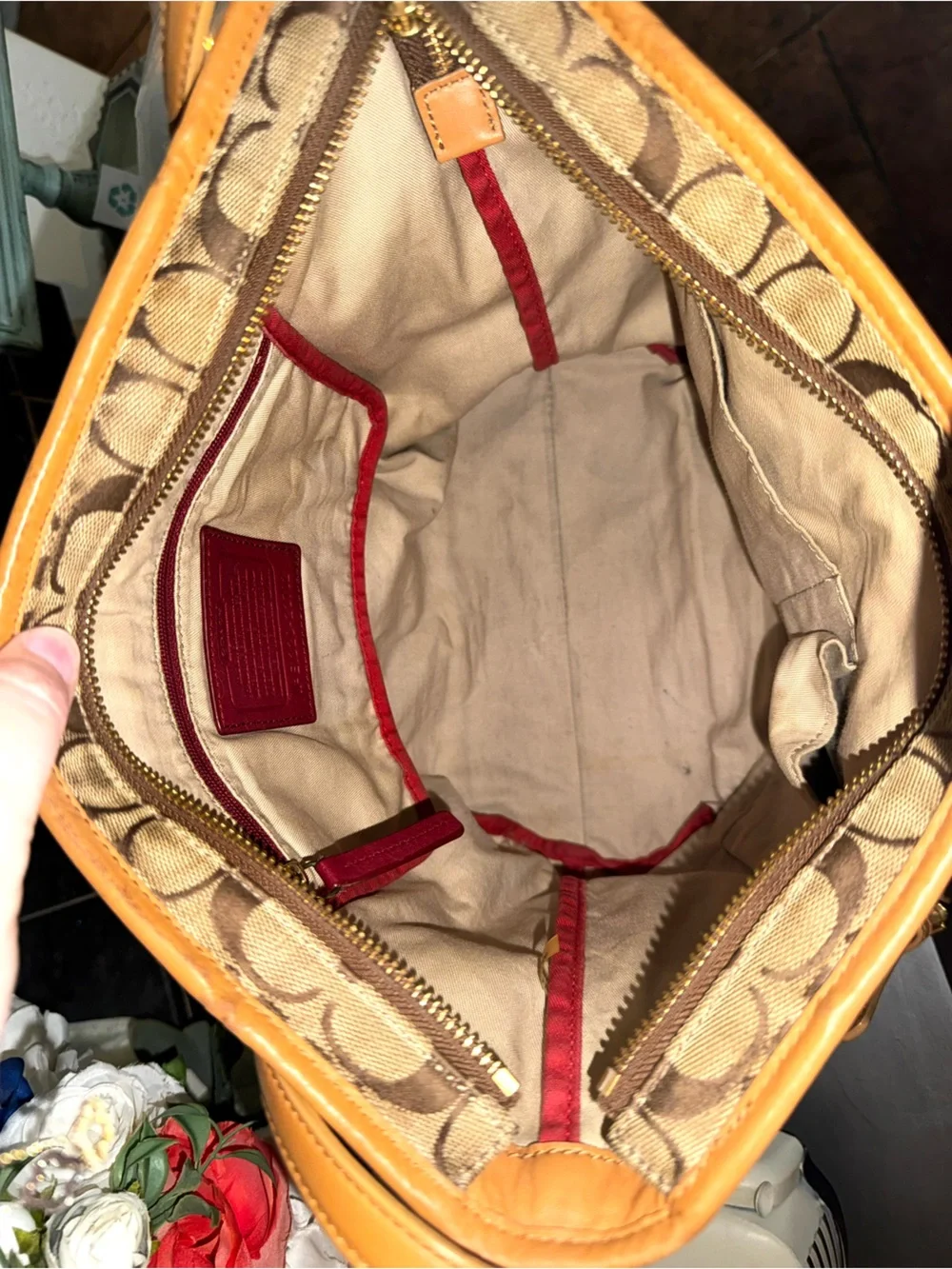 Coach Legacy Weekend Signature Shoulder Hobo Crossbody Bag (Style number 23702)